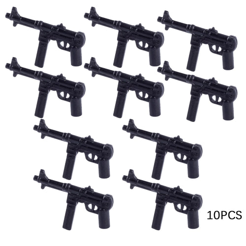 MOC WW2 Military Soldiers Weapons Building Blocks German Wood Grain