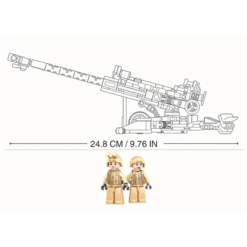 Military WW2 M777 Ultralightweight Field Howitzer Army War Weapon