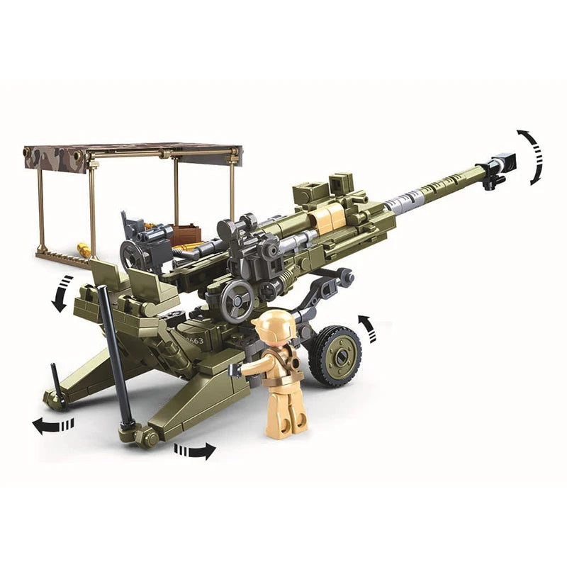 Military WW2 M777 Ultralightweight Field Howitzer Army War Weapon