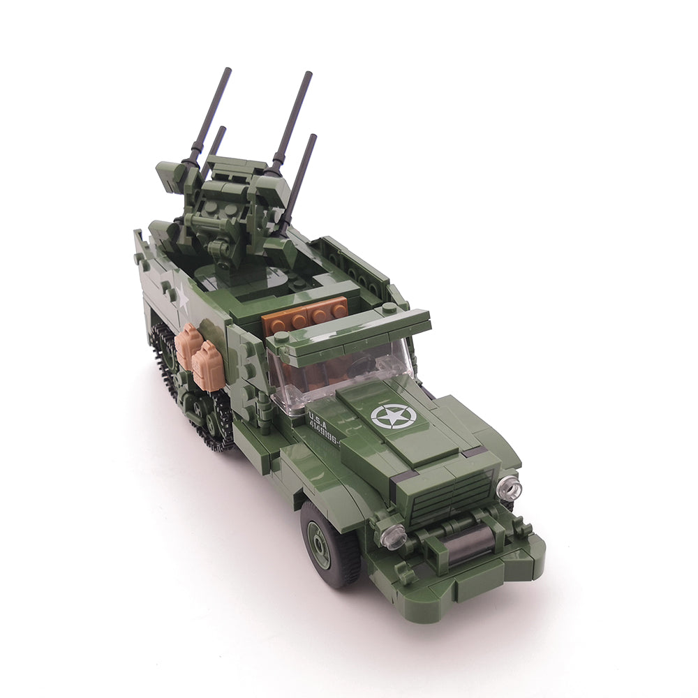 M16 Mgmc Us Army Half Track Ww2 Military Vehicle Tank Panzer Weapon