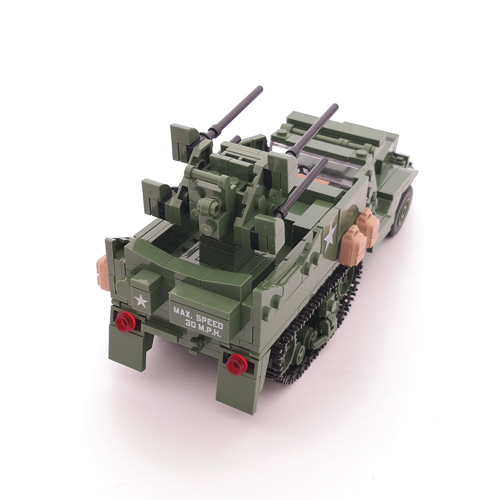 M16 Mgmc Us Army Half Track Ww2 Military Vehicle Tank Panzer Weapon