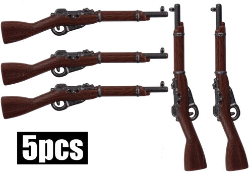 WW2 German Military Wooden Guns Building Blocks Soldiers Figures