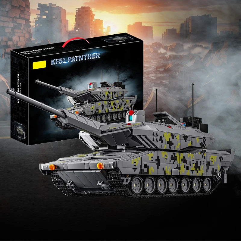 T-14 Main Battle Tank Building Blocks Children Toys WW2 Armored Cars