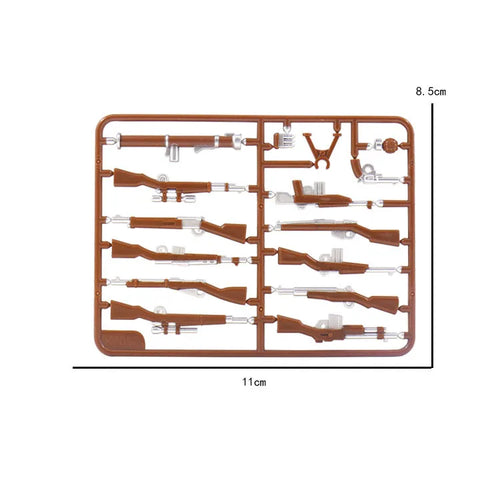 Military WW2 Building Blocks Solider Figures Toys Gifts Camouflage