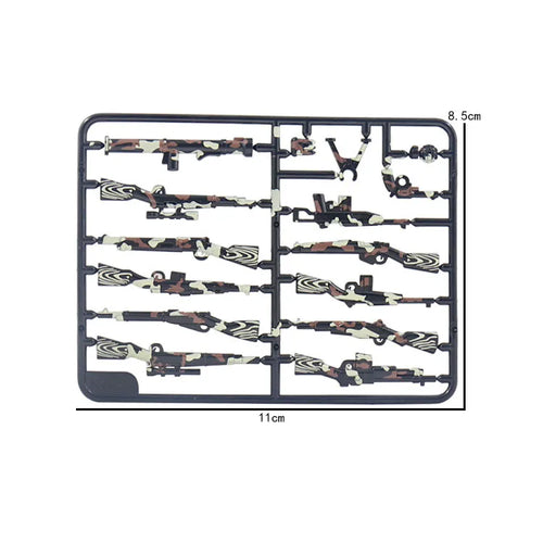 Military WW2 Building Blocks Solider Figures Toys Gifts Camouflage