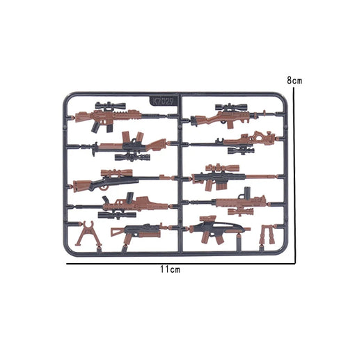 Military WW2 Building Blocks Solider Figures Toys Gifts Camouflage