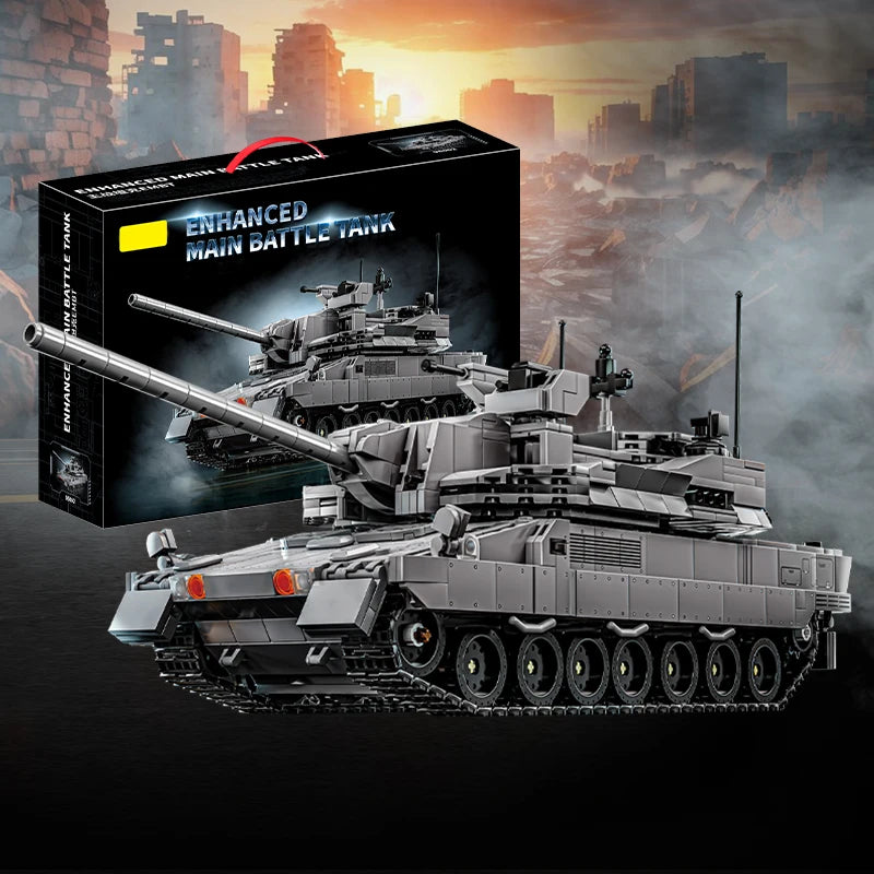 T-14 Main Battle Tank Building Blocks Children Toys WW2 Armored Cars