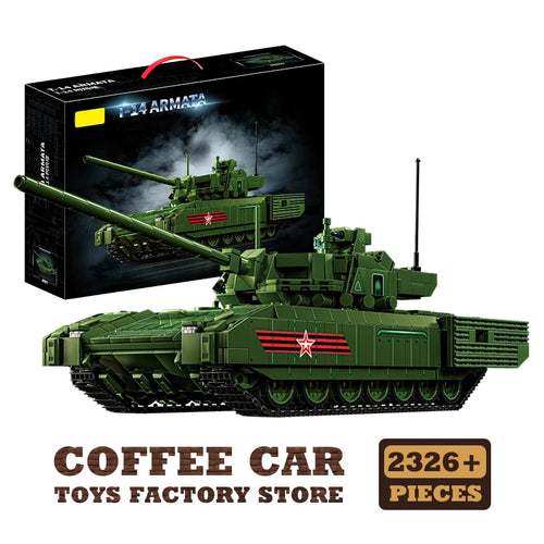 T-14 Main Battle Tank Building Blocks Children Toys WW2 Armored Cars
