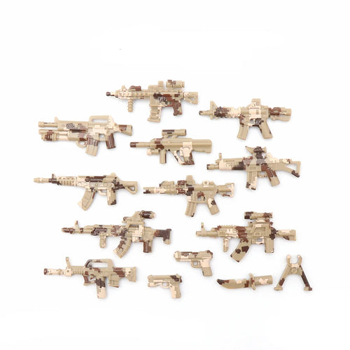Military WW2 Building Blocks Solider Figures Toys Gifts Camouflage