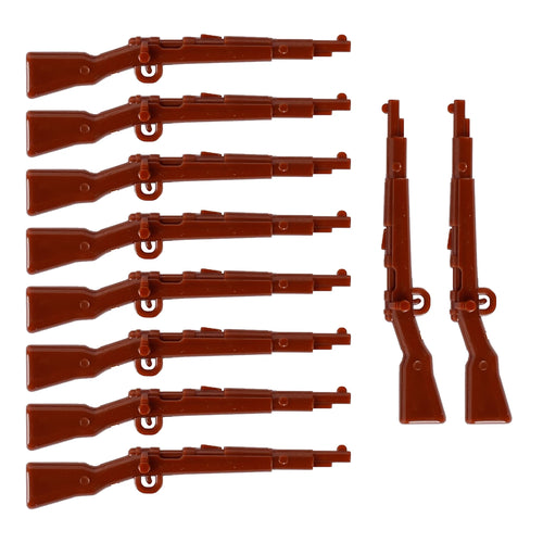 WW2 German Military Wooden Guns Building Blocks Soldiers Figures