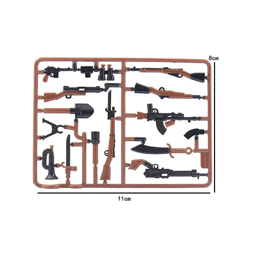 Military WW2 Building Blocks Solider Figures Toys Gifts Camouflage