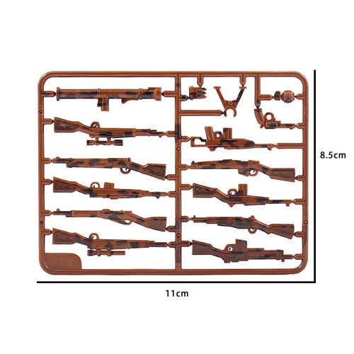 Military WW2 Building Blocks Solider Figures Toys Gifts Camouflage