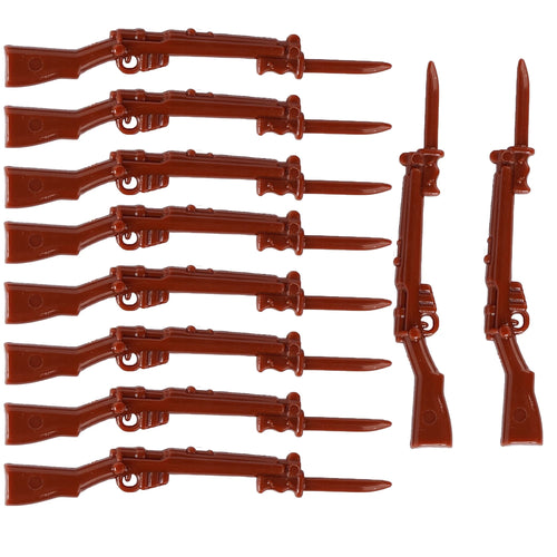 WW2 German Military Wooden Guns Building Blocks Soldiers Figures