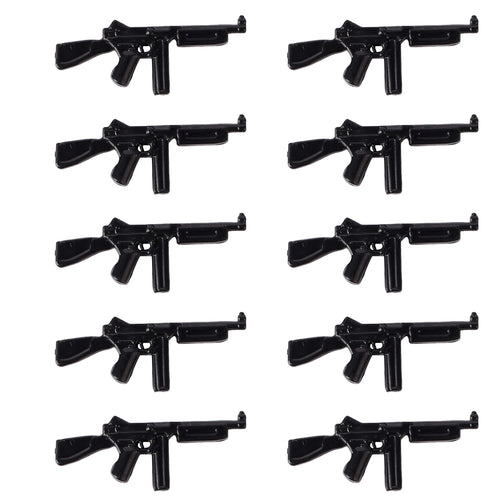 MOC WW2 Military Soldiers Weapons Building Blocks German Wood Grain