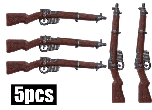 WW2 German Military Wooden Guns Building Blocks Soldiers Figures