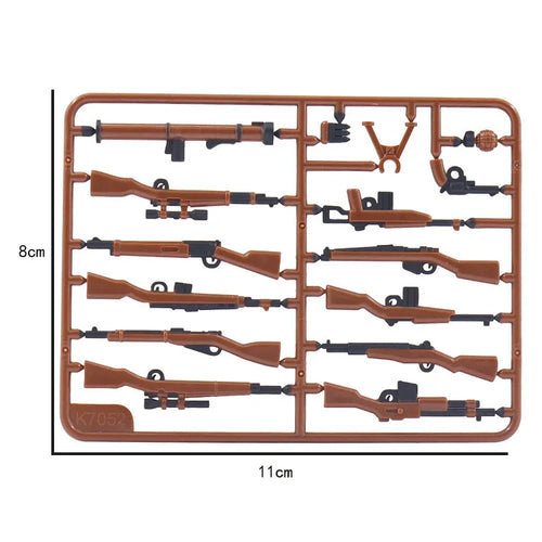 Military WW2 Building Blocks Solider Figures Toys Gifts Camouflage
