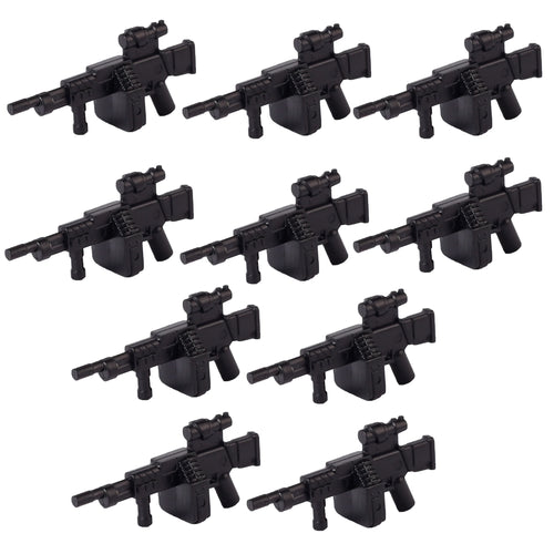 MOC WW2 Military Soldiers Weapons Building Blocks German Wood Grain