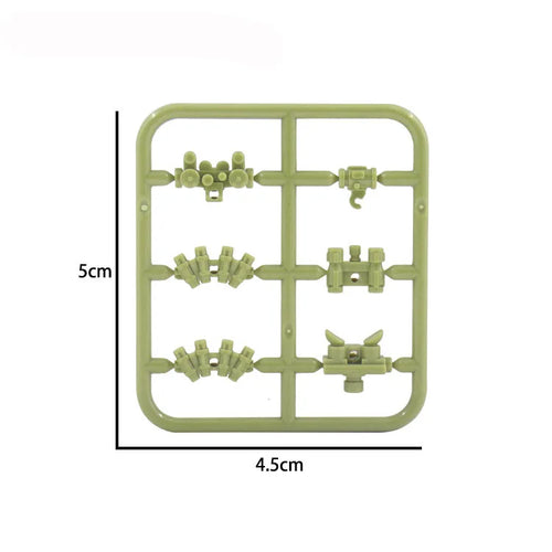 Military WW2 Building Blocks Solider Figures Toys Gifts Camouflage