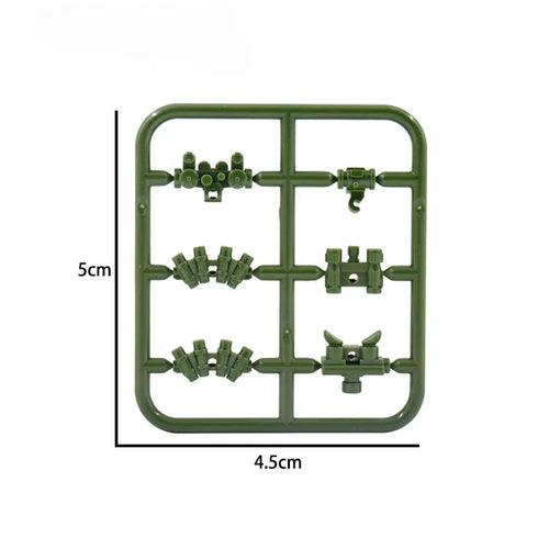 Military WW2 Building Blocks Solider Figures Toys Gifts Camouflage