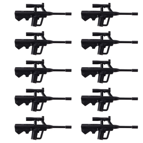 MOC WW2 Military Soldiers Weapons Building Blocks German Wood Grain