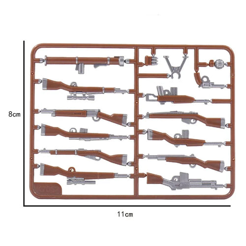 Military WW2 Building Blocks Solider Figures Toys Gifts Camouflage