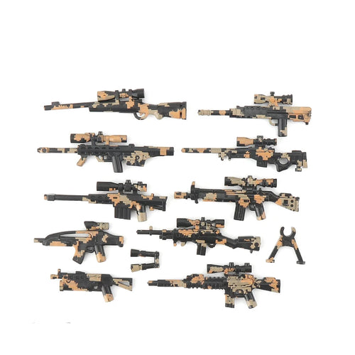 Military WW2 Building Blocks Solider Figures Toys Gifts Camouflage