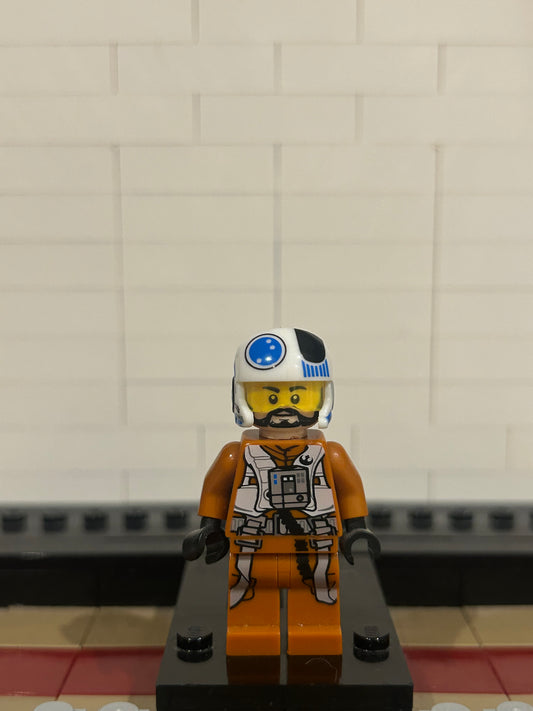 LEGO resistance pilot (blue helmet)