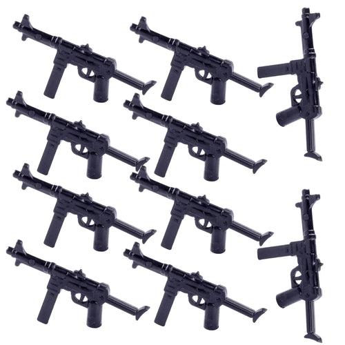 MOC WW2 Military Soldiers Weapons Building Blocks German Wood Grain
