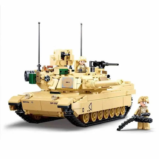SLUBAN World War II 2 Military USA Abrams M1A2 Battle Tank Chariot