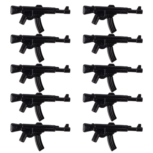MOC WW2 Military Soldiers Weapons Building Blocks German Wood Grain