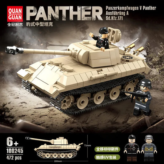 WW2 Military Panzer Panther Medium Tank Panzerkampfwagen V Panther