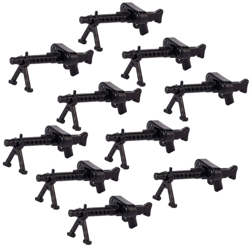 MOC WW2 Military Soldiers Weapons Building Blocks German Wood Grain
