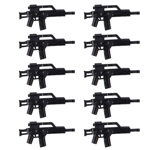 MOC WW2 Military Soldiers Weapons Building Blocks German Wood Grain