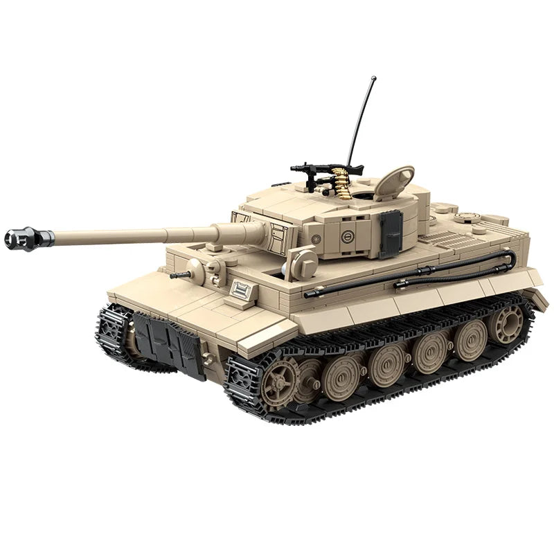 2024 New World WarII Military Weapons Tiger I Heavy Tanks Model