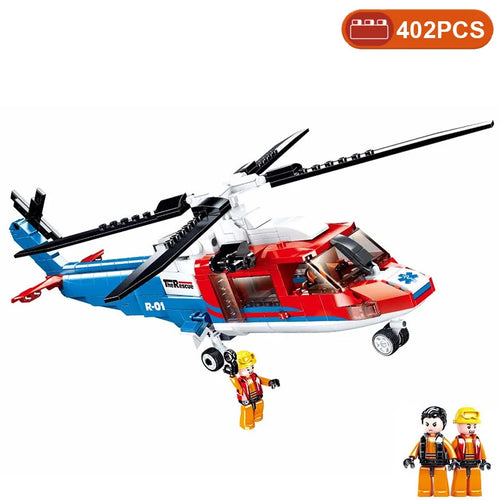 Sluban Modern Fighter Kamov Ka-52 MI-24 Black Shark AH-1 Attack