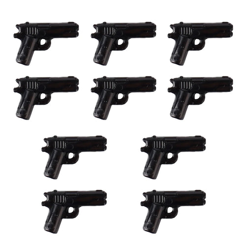 MOC WW2 Military Soldiers Weapons Building Blocks German Wood Grain
